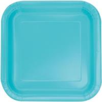 Terrific Teal Plate Square plate