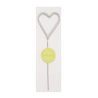 Wonder candle Heart Silver