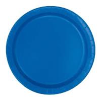 Royal Blue Paper Plates,7