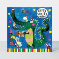 Jigsaw Card - Happy Snappy Birthday Crocodile Card