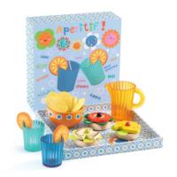 Mia & Leo Aperitif Set Wooden Pretend Play